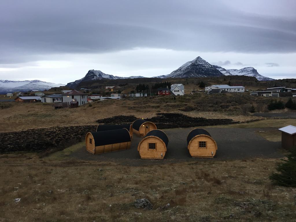 Framtid Camping Lodging Barrels Djúpivogur Exterior foto